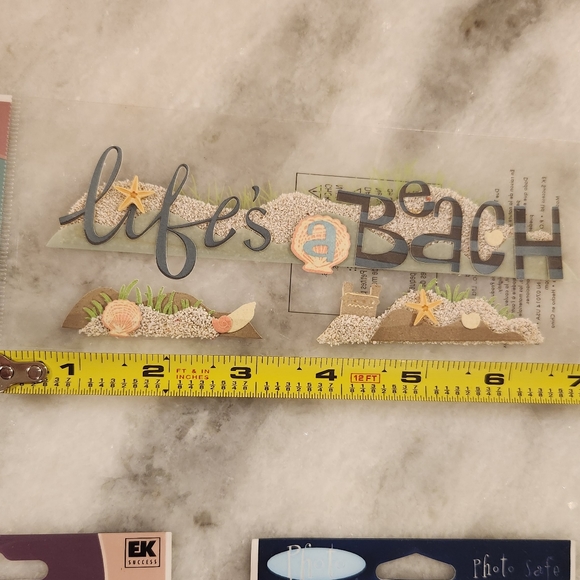 Beach | Ocean | Caribbean Theme Scrapbook Sticker | Embellishments Bundle - Picture 4 of 5